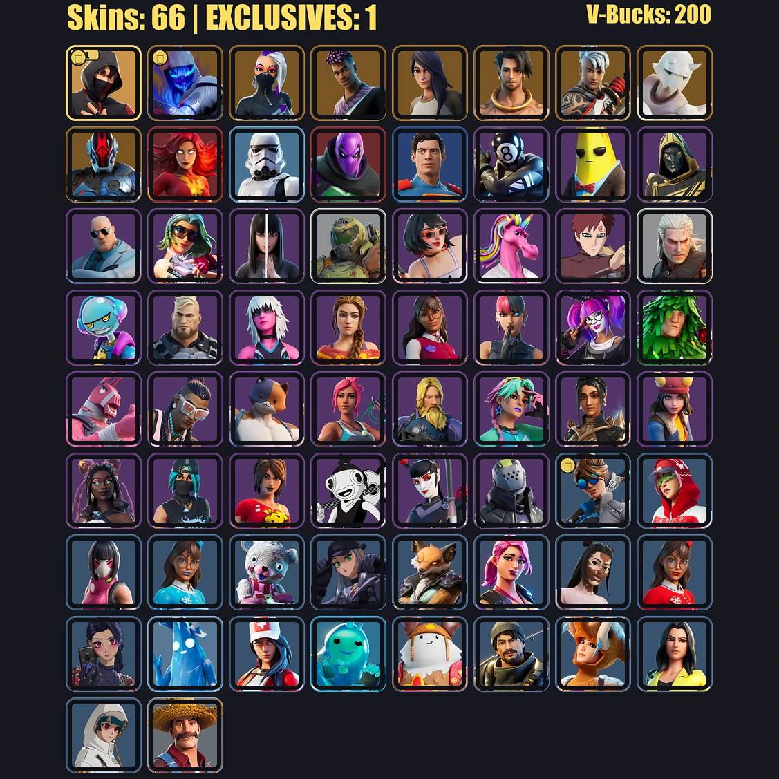 [PC] 66 Skins | IKONIK | Fusion | Wavebreaker