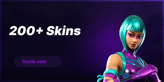 200+ Skins, NFA Fortnite account