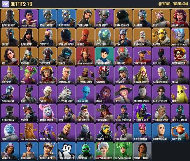 79 Skins, NFA Fortnite account