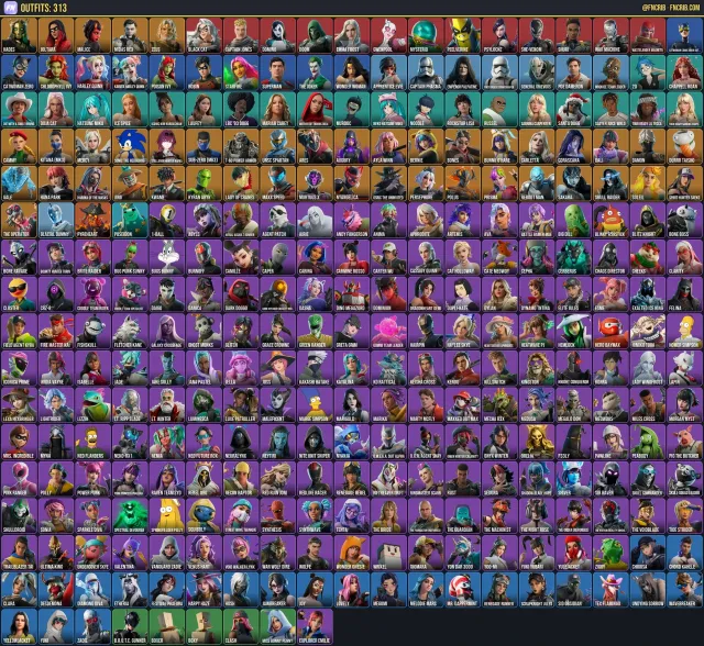 314 Skins, NFA Fortnite account