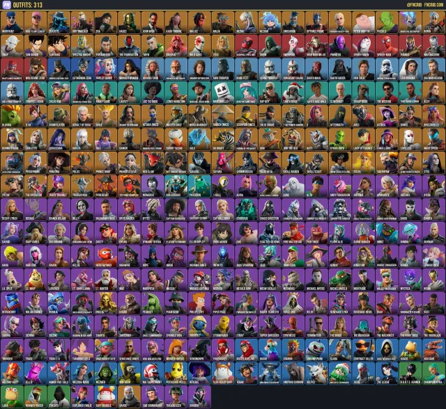 315 Skins, NFA Fortnite account