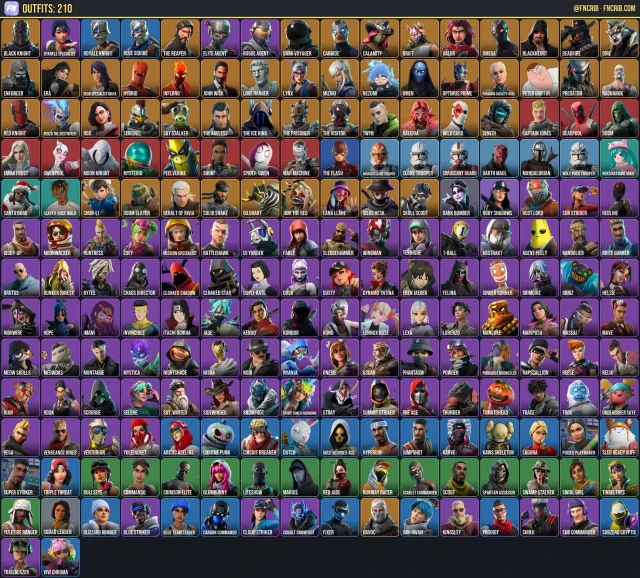 211 Skins, NFA Fortnite account