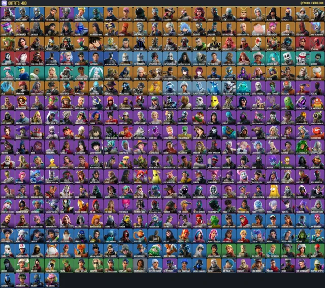400 Skins, NFA Fortnite account