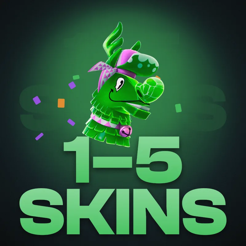 1 - 5 skins, NFA Fortnite account