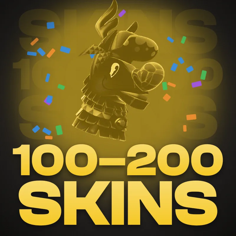100 - 200 Skins, NFA Fortnite account