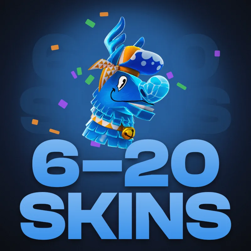 6 - 20 skins, NFA Fortnite account