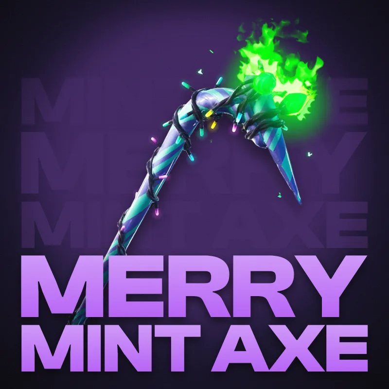 Merry mint axe, NFA Fortnite account